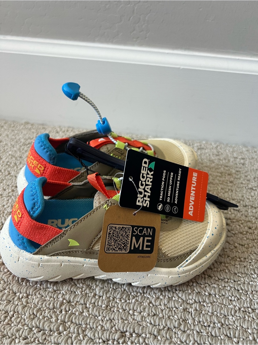 Rugged Shark Toddler Boys Trek Sandal (size 10) NWT $15 - Picture 4 of 5
